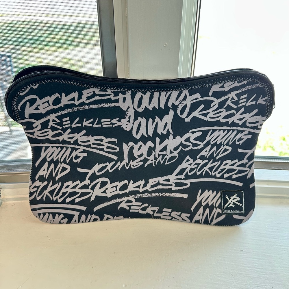 Young & Reckless Graphic Laptop Pouch